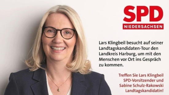 Lars Klingbeil besucht Sabine Schulz - Rakowski in Neu Wulmstorf